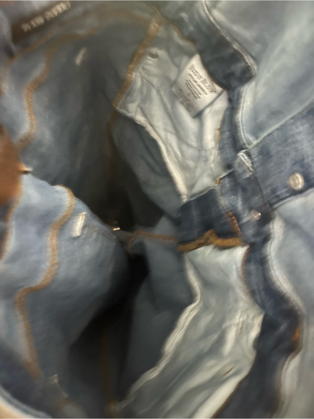 Judy Blue Blue High-Rise Button-Front Denim Overalls SZ L - Picture 12 of 13